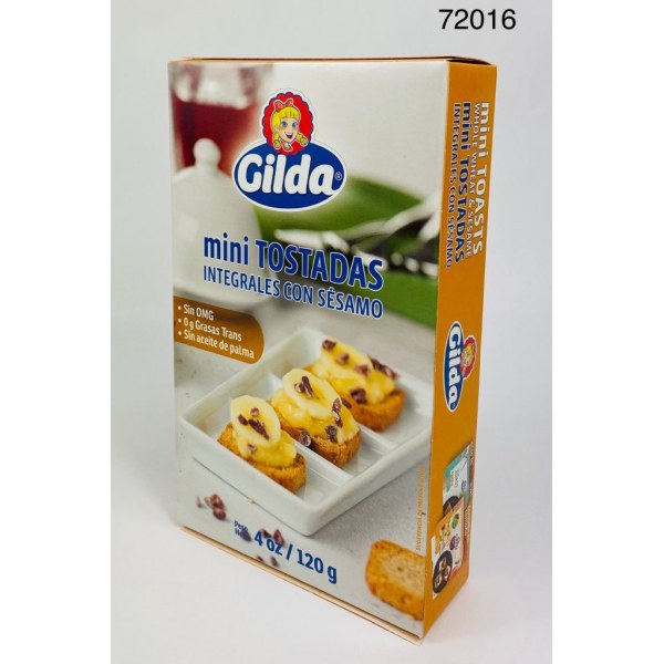 MINI TOAST W/SESAME /TOSTADA MINI. 18/4OZ
