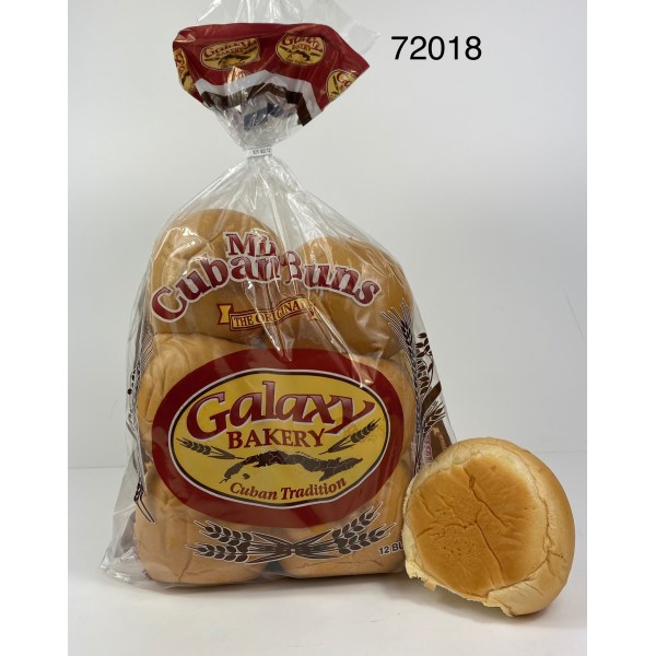 CUBAN BREAD MINI BUNS/PAN CUBANO MINI. 1/12 PACK