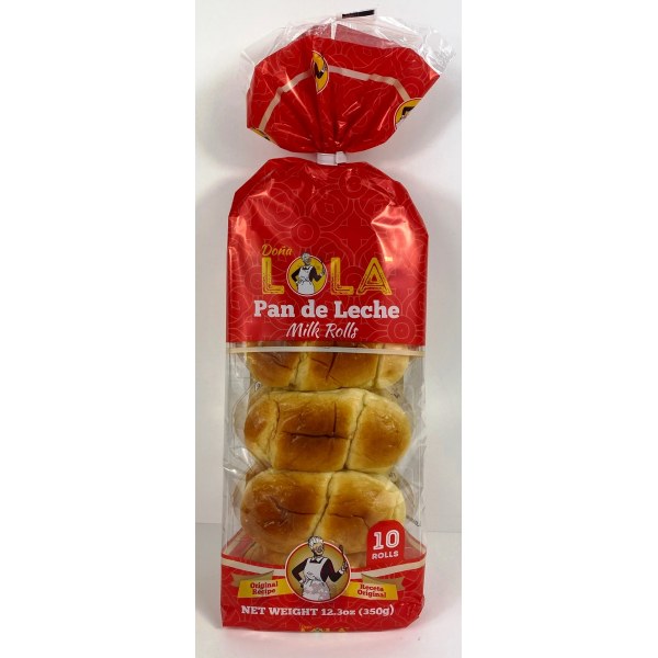 LOLA MILK ROLLS/PAN DE LECHE. 8/12.3OZ
