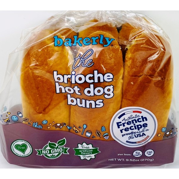BRIOCHE HOT DOG/PAN. 6/9.52OZ