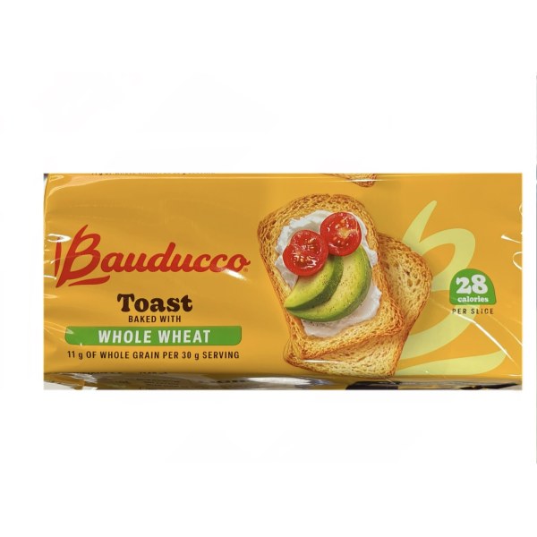 BAUDUCCO WHOLE WHEAT TOAST/TOSTADAS. 15/5.01OZ
