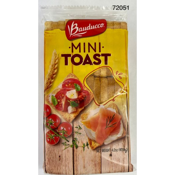 BAUDUCCO ORIGINAL MINI TOAST/TOSTADAS. 18/4.2OZ