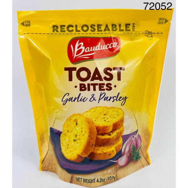 GARLIC & PARSLEY TOAST BITES/TOSTADAS. 10/4.2OZ