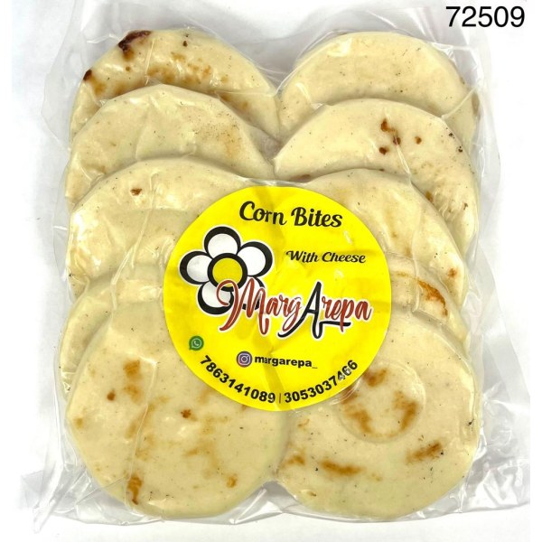 MINI AREPA BITES CON QUESO FS. 12/10 PACK