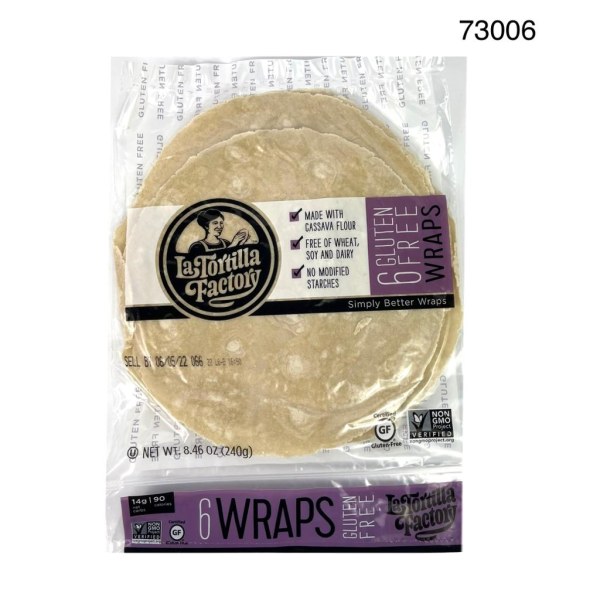 GLUTEN FREE WRAPS. 10/6CT