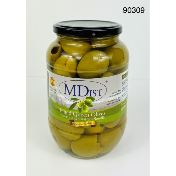 SEEDLESS QUEEN OLIVES/ACEITUNAS. 6/30.7OZ
