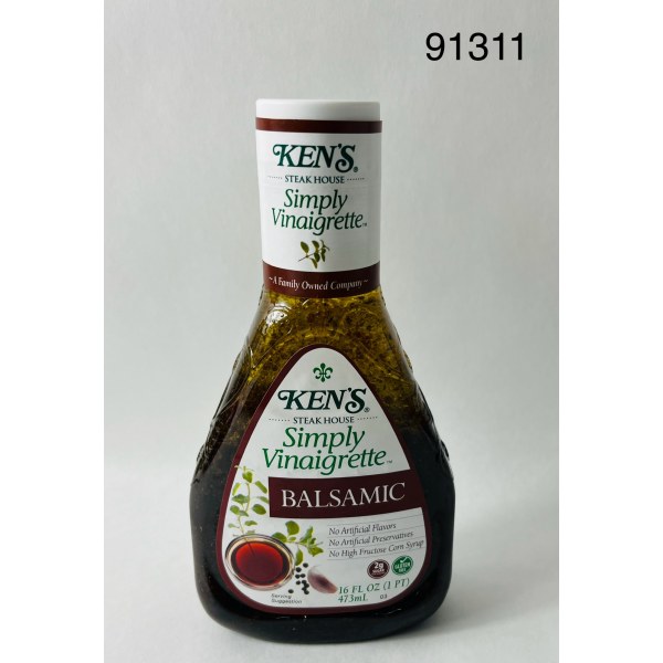 KEN'S SIMPLY VING. BALSAMIC. 6/16OZ
