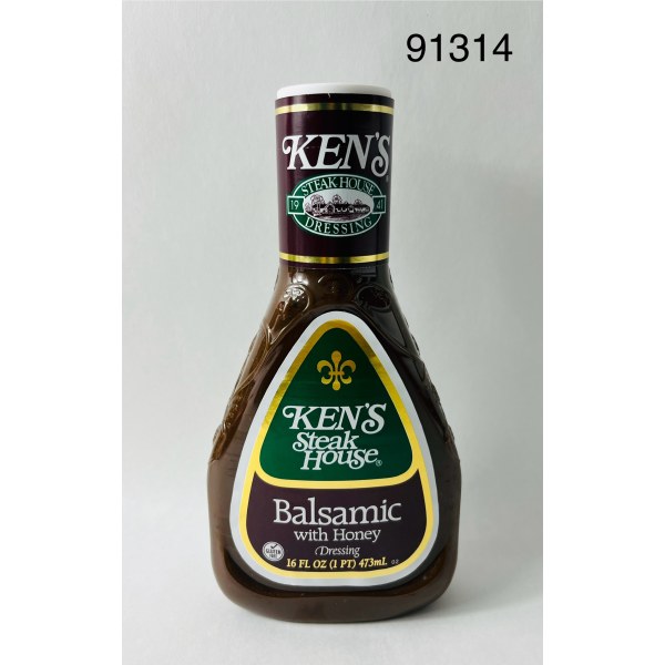 KEN'S BALSAMIC WITH HONEY. 6/16OZ