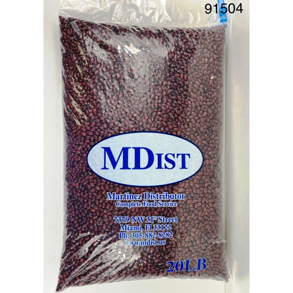 SMALL RED BEANS/FRIJOL COLORADO CORTO. 1/20LB
