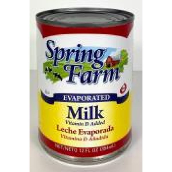 EVAPORATED MILK/LECHE EVAPORADA. 24/12OZ