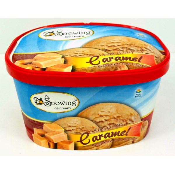 CARAMEL ICE CREAM/HELADO CARAMELO. 8/48OZ