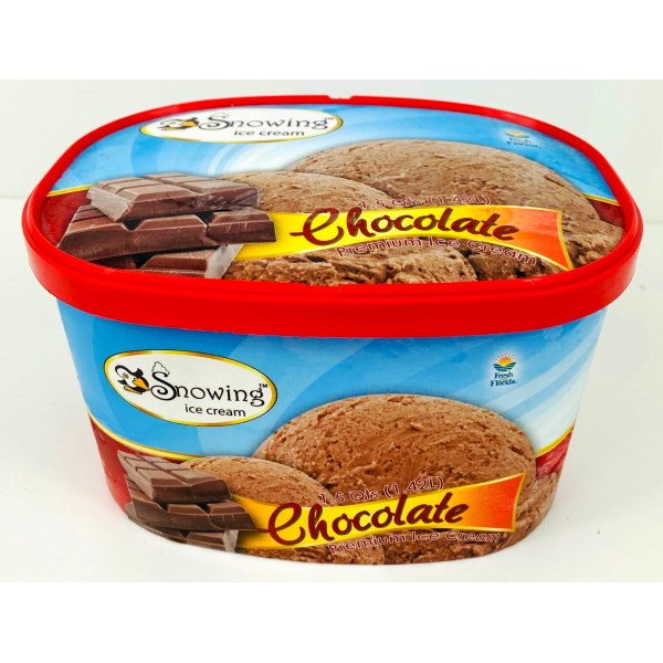 CHOCOLATE ICE CREAM/HELADO. 8/48OZ