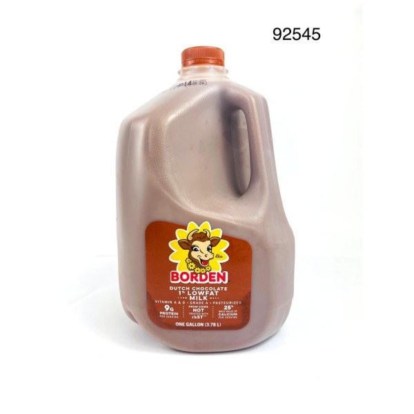 BORDEN   CHOCOLATE MILK 1%/LECHE. 4/1 GAL