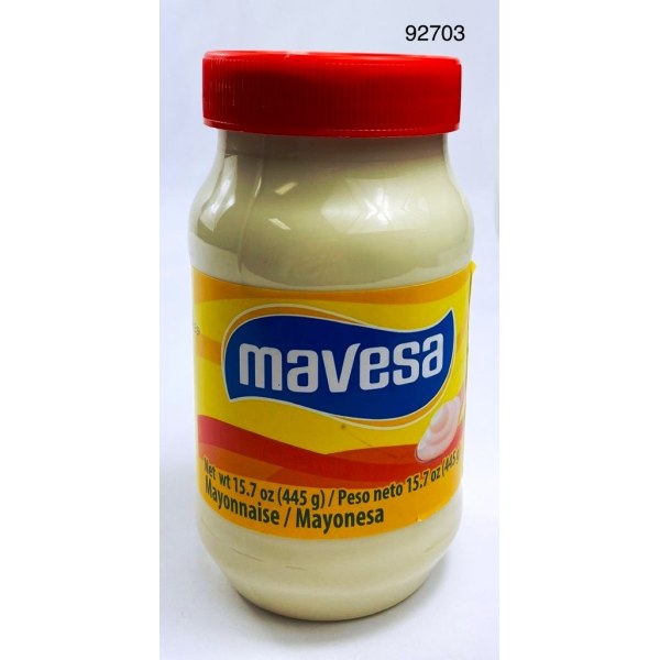 MAVESA MAYONNAISE. 12/15.7OZ