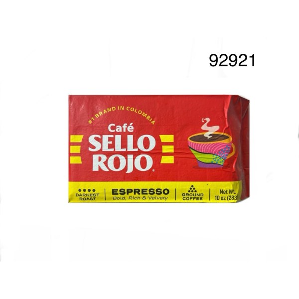 COFFEE GROUND SELLO ROJO            CAFE. 18/10OZ