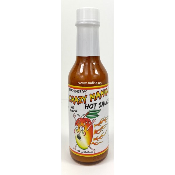 MANGO CRAZY HOT SAUCE/PICANTE. 12/5OZ