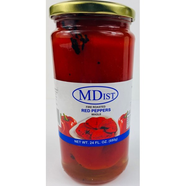RED PEPPER WHOLE ROASTED/PIMIENTO. 6/24OZ