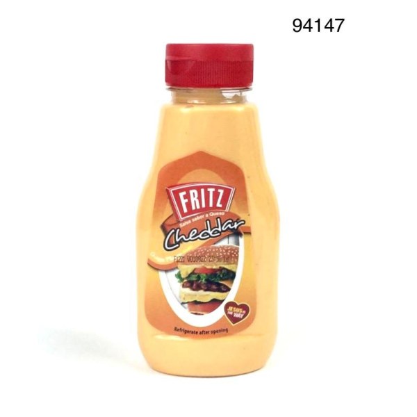 SAUCE FRITZ CHEDDAR CHEESE/SALSA. 12/8.47OZ