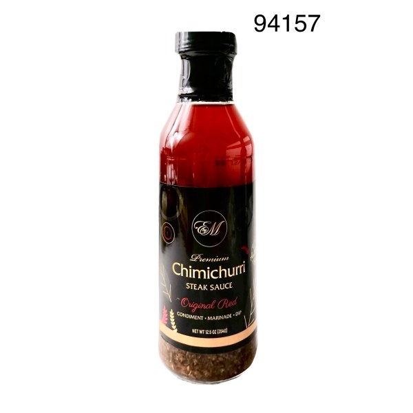 CHIMICHURRI SAUCE ORIGINAL GREEN. 12/12.5OZ