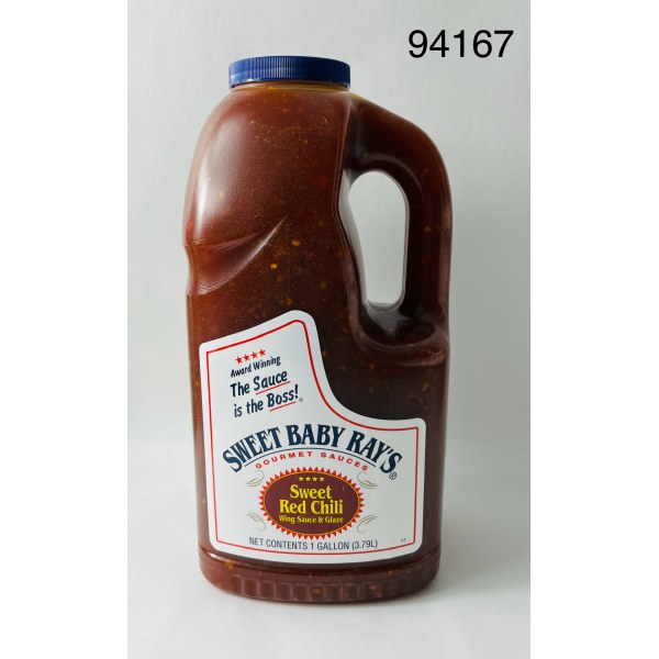 SBR'S SWT RED CHILI WING SAUCE. 4/1GALLON