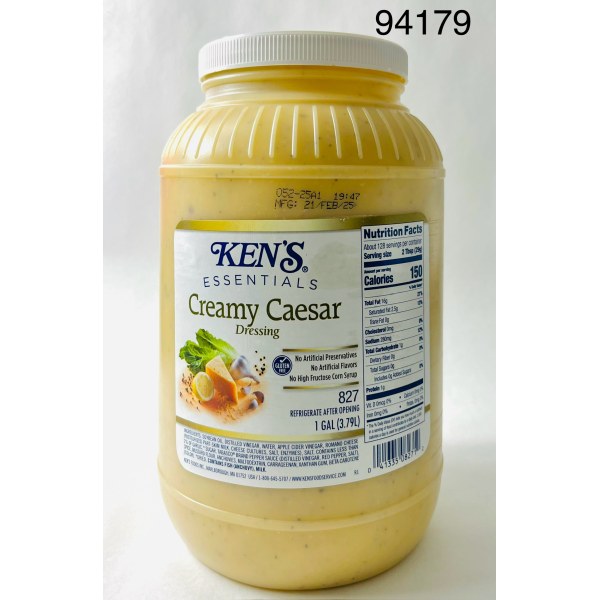 KEN'S ESSENTIALS CREAMY CAESAR. 4/1GALLON