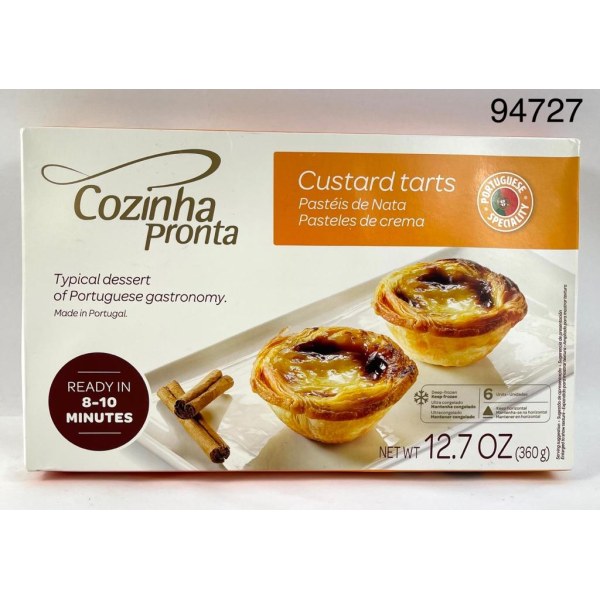 CUSTARD TARTS/ PASTELES BELEN. 12/6  PACK