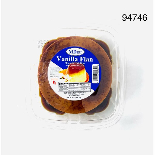 FLAN VANILLA          MDI. 12/30OZ