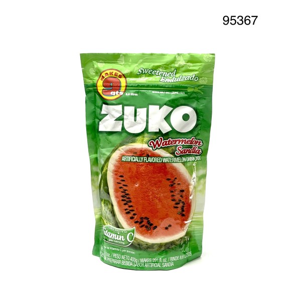ZUKO MELON     POWDERED DRINK MIX. 12/14.1OZ