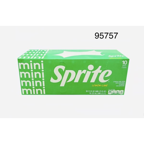 SODA SPRITE    MINI 7.5 OZ. 3/10 PACK