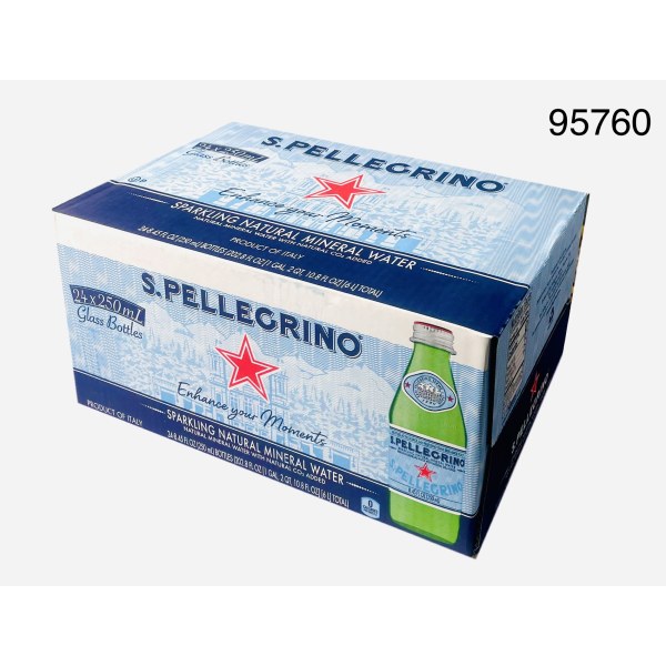 SPARKLING WATER 8.45OZ/AGUA GAS. 1/24 PACK