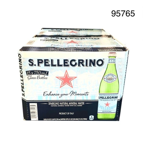 SPARKLING WATER 25.36OZ/AGUA GAS. 1/15 PACK