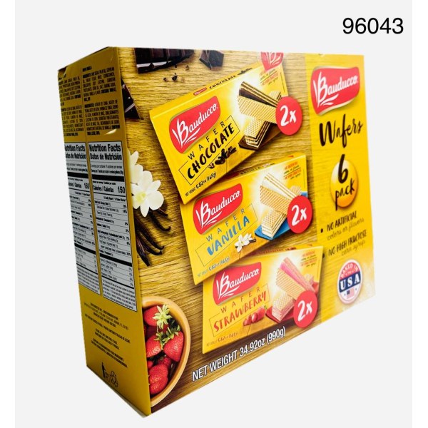 WAFER MIXED CLUB BOX/SORBETO. 3/6 PACK