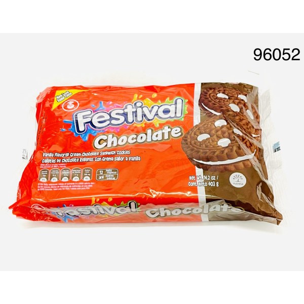 FESTIVAL CHOCO        COOKIE BAG GALLETA. 24/14.21OZ