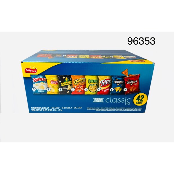 FRITO-LAY CLASSIC MIX. 3/42CT